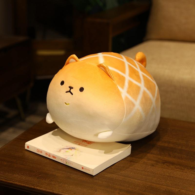 Creative Pineapple Bread Shiba Inu Doll Chubby Party Shiba Inu Dog Throw Pillow Plush Toy