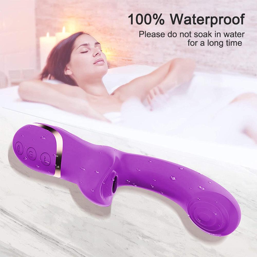 Vibrátor s funkcí sání a vibrací - Intenzivní stimulace pro ženy