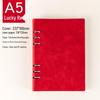 Custom Logo A5 Loose-Leaf Notebook with Detachable A6 Notepad for Business Meetings
