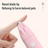 Pet Hair Trimmer Narrow Blade Cat Paw Trimmer Rechargeable Pet Hair Shaver with LED Light Pet Grooming Clipper for Paws Ears Face Small Dogs Cats