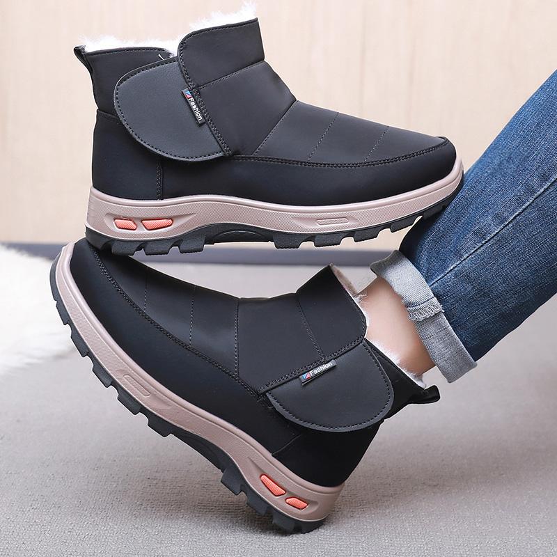 2025 Winter New Men's Cotton Boots Thick Bottom Skid-proof Wear-resistant Cold-proof Comfortable Warm Free Shipping Men' Shoes