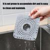 Silicone Sink Strainer Hair Catcher Clog Without Design Flexible Drain Cover Easy To Clean Strong Guards For Shower Bathtubs