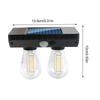Solar Wall Lights Outdoor Waterproof Bright Motion Sensor for Deck Garage Outside Fence Exterior Lighting Fixtures