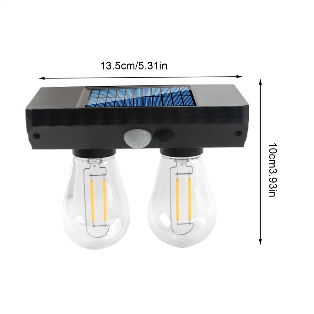 Solar Wall Lights Outdoor Waterproof Bright Motion Sensor for Deck Garage Outside Fence Exterior Lighting Fixtures