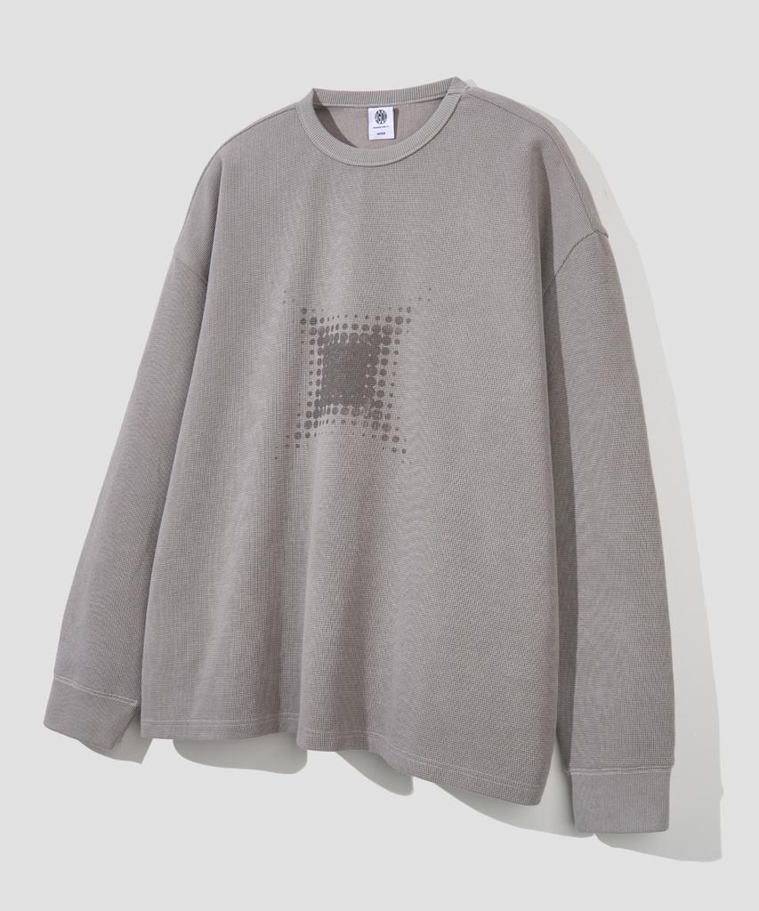 AGOD X Dot Pigment Long Sleeve [Gray]