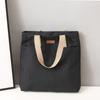 Women Tote Bag Solid Color Designer Ladies Casual Handbag Shoulder Bag Large Capacity