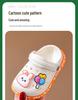 Kids' Summer Non-Slip Cartoon Indoor Shoes: Cute Soft Sole Closed-Toe Sandals for Toddlers.