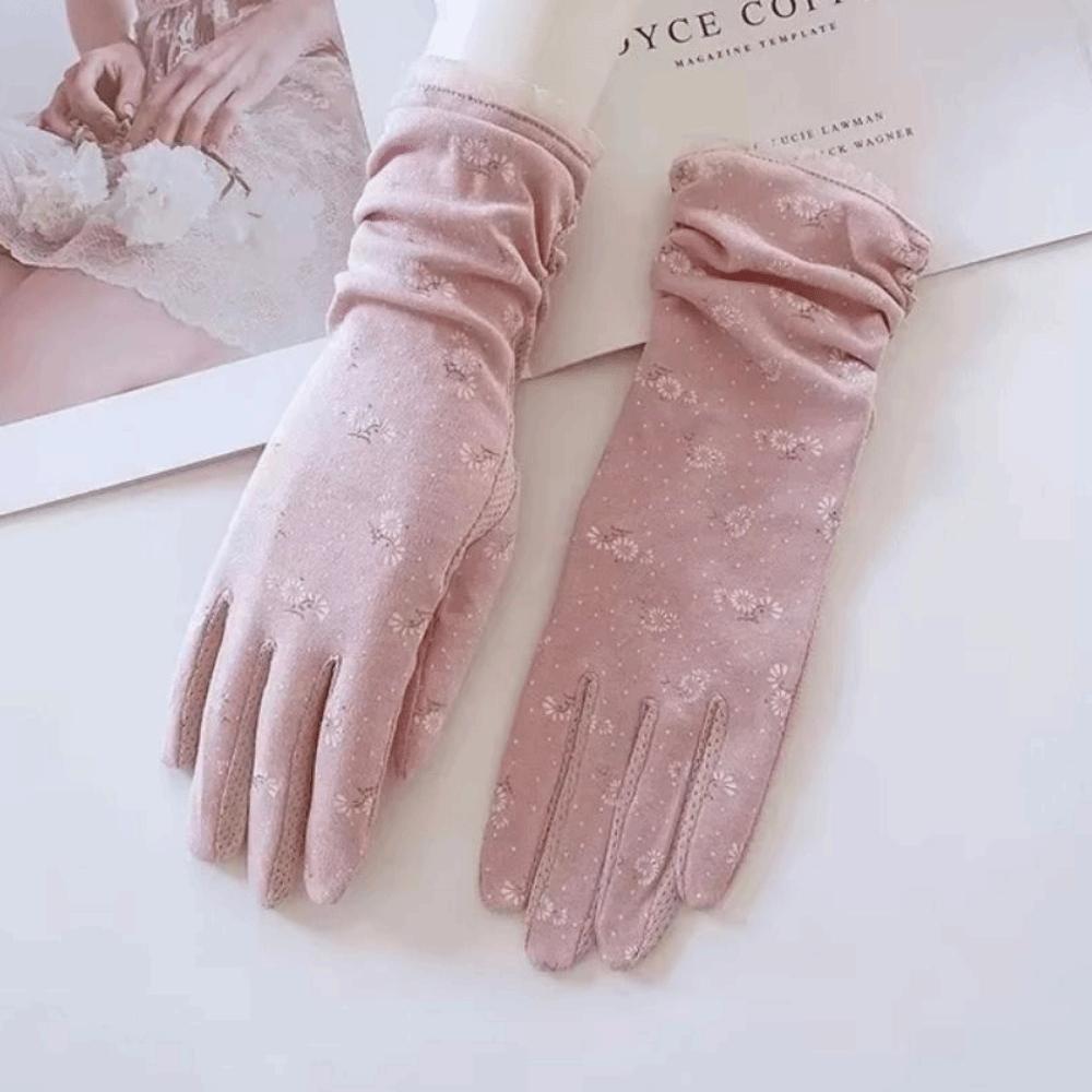 Anti-UV Sun Protection Gloves Mid-length Sleeve Cycling DrivingGloves Outdoor Activities