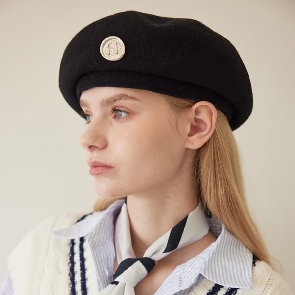 ALLINCOMPLETE Гравированный кулон Берет 4 цвета Navy (beret)