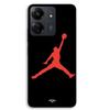 Phone Case - MANIACASE - Xiaomi Redmi 13C 4G - TPU Silicone - Jordan Logo 23 Nike Basketball - Black