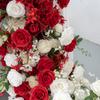 Luxury Pink Artificial Flower Centerpiece Wedding Decoration Table Runner Floral Backdrop Arrangement Decorative Home Garden