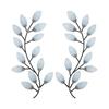 Metal Wrought Iron Leaf Wall Decoration, Vine Olive Branch And Leaf Wall, Living Room Outdoor Decoration Botanical Pattern Home Decoration Plaque