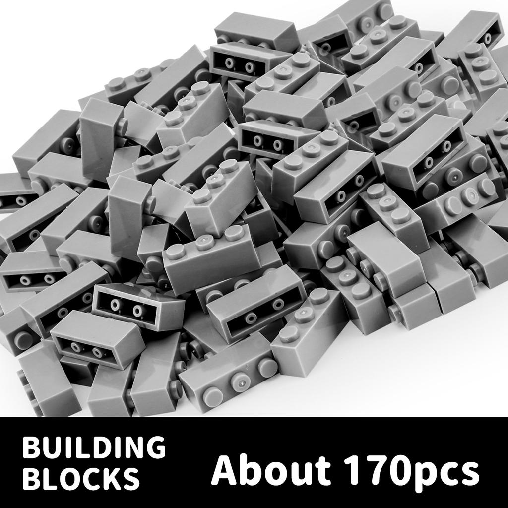 200g1x3 High Brick Multi Colour Timeless Basic Parts Building Imaginative Playthings Building Blocks Playthings Add-ons Fitting