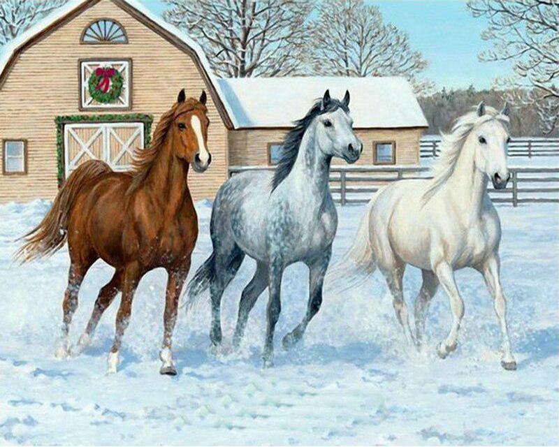 

Алмазна картина Маленькі ангели та дівчатка 5D Алмазна вишивка своїми руками Розпродаж Коричневий кінь Тварини Стрази Мозаїка Подарунок ручної роботи Full Round 30X40CM світло-зелений колір