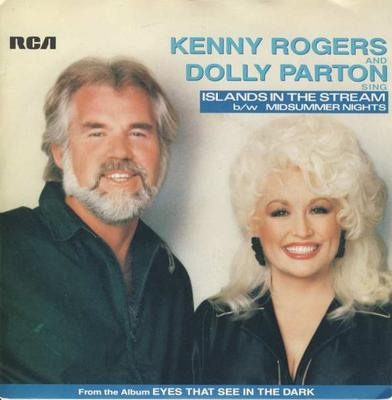 7inch Record KENNY ROGERS  DOLLY PARTON  Islands In The Stream RCA378 RCA 1983 UK Rock Used