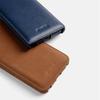 MELKCO For Samsung Galaxy S24 Case Vertical Flip Genuine Cow Leather Phone Cover Full Protection