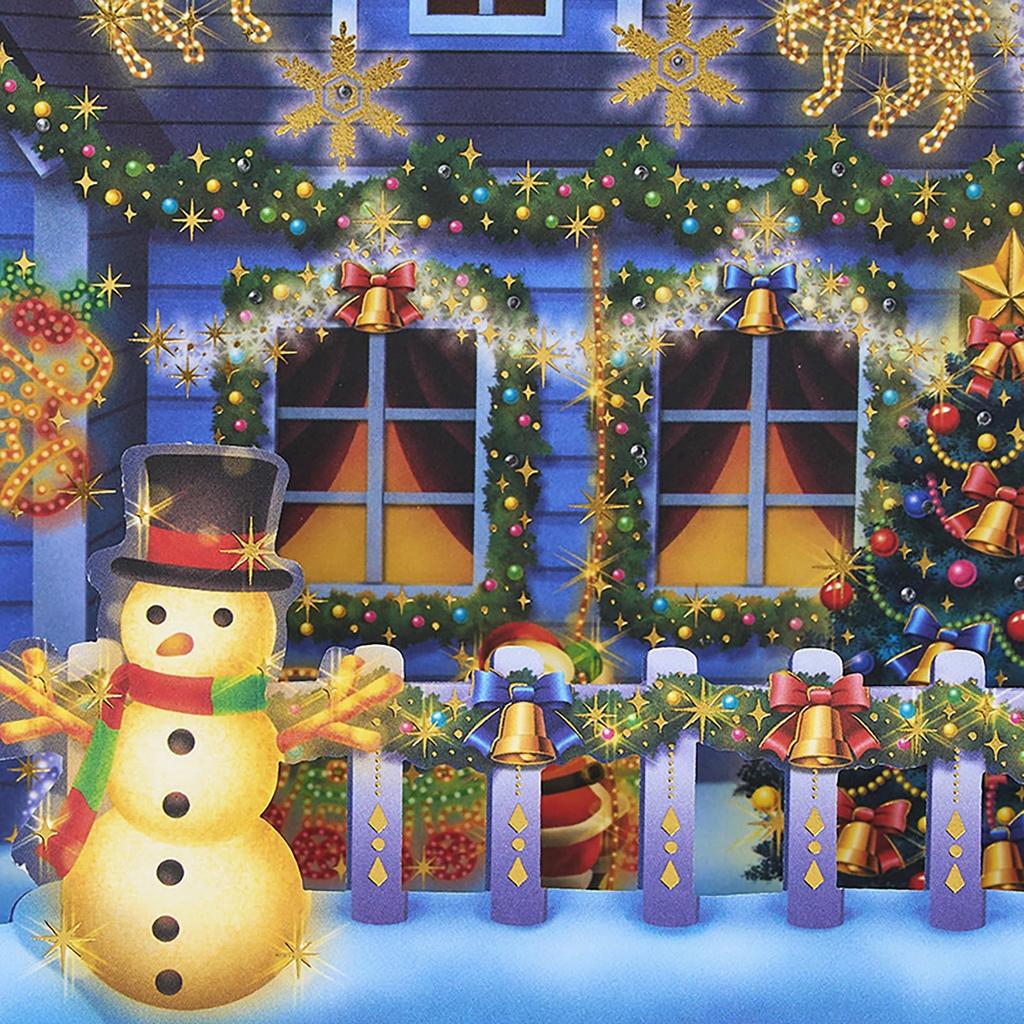 Sanrio Christmas Message Christmas Lights Illumination House JXPM 244350 Card, Card, & Melodies, 15-5,