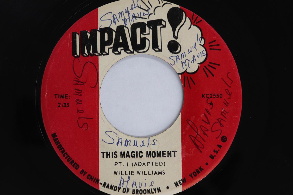 

7inch Record WILLIE WILLIAMS, HALIFAX ALL STARS - This Magic Moment KC2550 IMPACT US Reggae, Ska & Dub Used