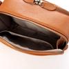 Cowhide box-shaped wallet shoulder bag