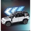 1/32 Scale LAND Rover Defender 110 Toy Car Model Alloy Diecast SUV Sound Light Pull Back Model Car Toy for Boy Gifts Collection