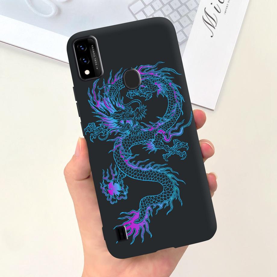 For ZTE Blade A51 A71 2021 Case Soft Silicone Bumper Cool Style Dragon Astronaut Cat Fundas ZTE A71 BladeA51 Housing Shockproof