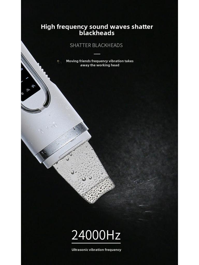 Ultrasonic Skin Scrubber & Blackhead Remover - Pore Cleanser & Acne Device.