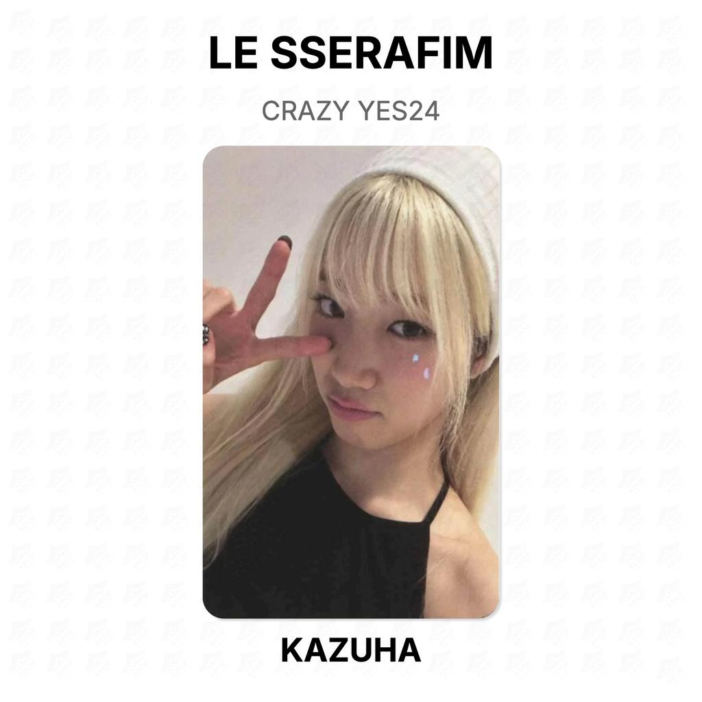 LE SSERAFIM CRAZY YES24 Official Photocard