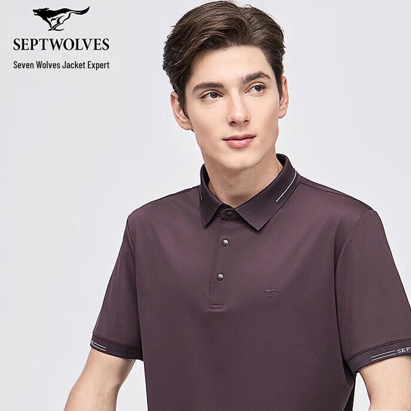 

Septwolves Men s Casual Short-Sleeve Polo Shirt M