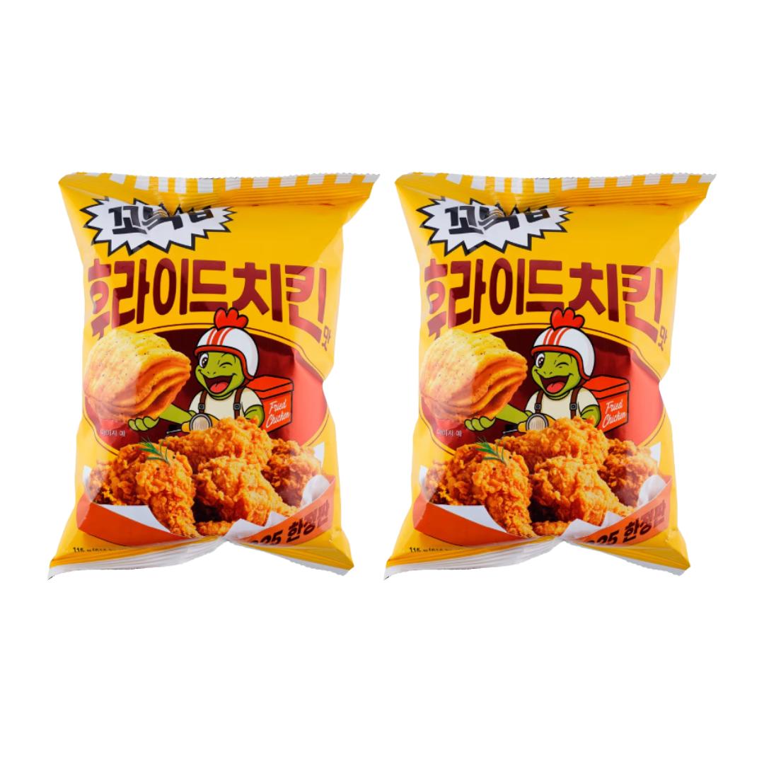 

Orion Чипсы-черепашки со вкусом приправленной курицы 104г и со вкусом жареного 115г (7 вариантов)