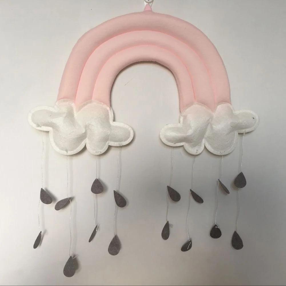 Cute Kids Play Tent Decoration Tent Props Toy Raining Clouds Water Drop Baby Bed Room Hanging Wall Decor Room Decoration