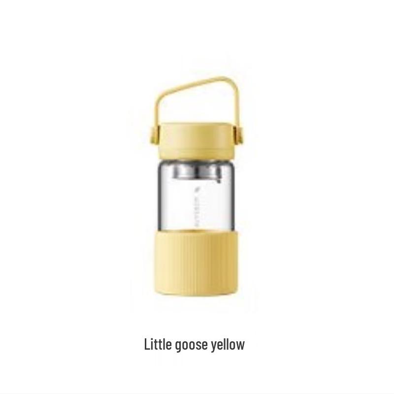 Buydeem 360ml Portable Tea Infuser Glass Cup