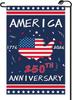 250 Years of Freedom Anniversary Garden Ag 12X18 Inch Double Sided America Pat 744110404173 AAV
