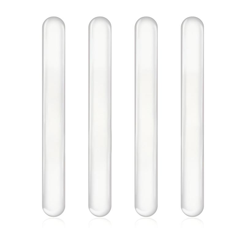 4PCS Set Car Accessories Clear Silicone Door Anti-Collision Pads Door Stopper Anti-Scratch Protection Strips For Cars