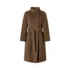 Jiu Zi Anna Kou Women's Elegant Wool Double-Sided Long Coat