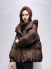 Women’s Short Hooded Windproof Thicken Warm Winter Jacket