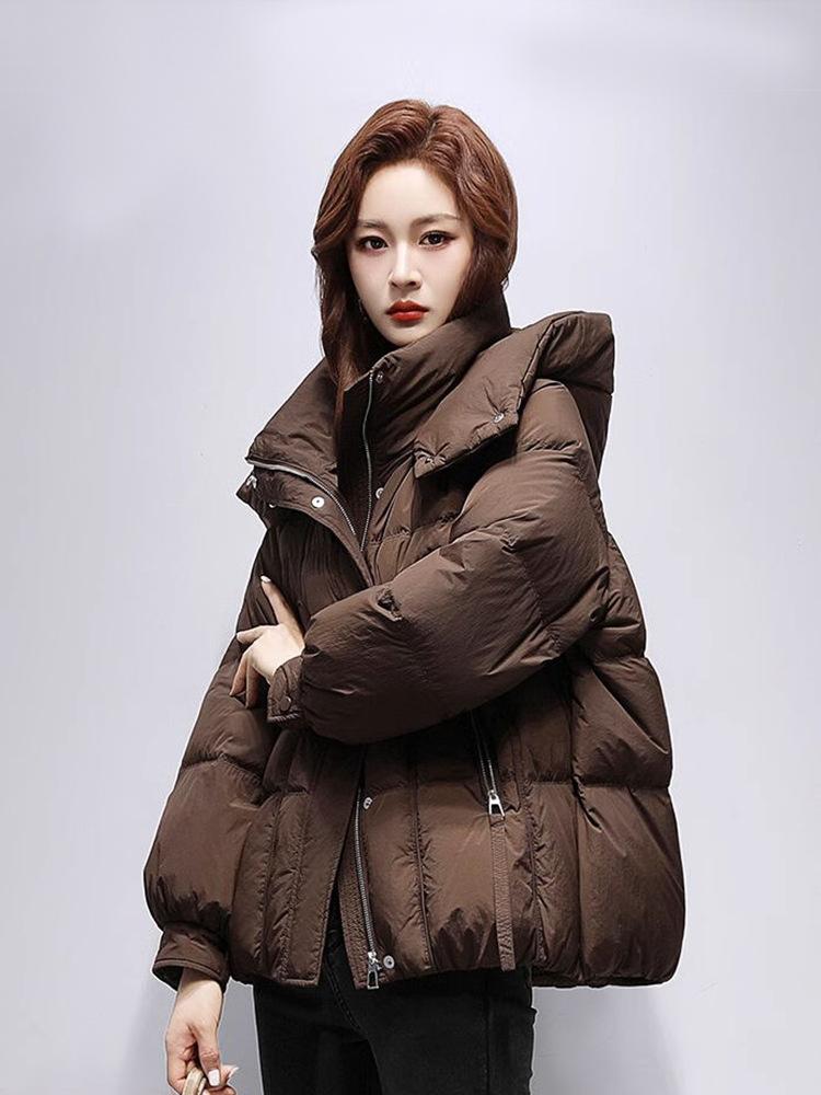 Women’s Short Hooded Windproof Thicken Warm Winter Jacket