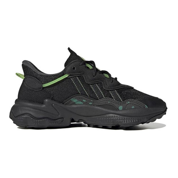 Adidas Ozweego Black Solar Green GS HQ1637