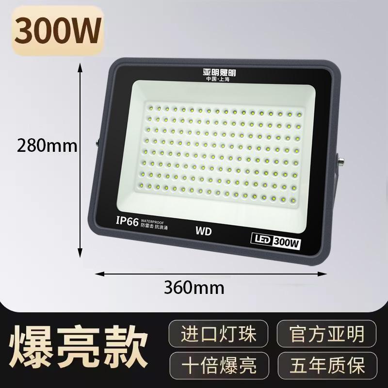 LED Floodlight Outdoor Super Bright Engineering Workshop Strong Light Waterproof Spotlight Outdoor Garden Lighting