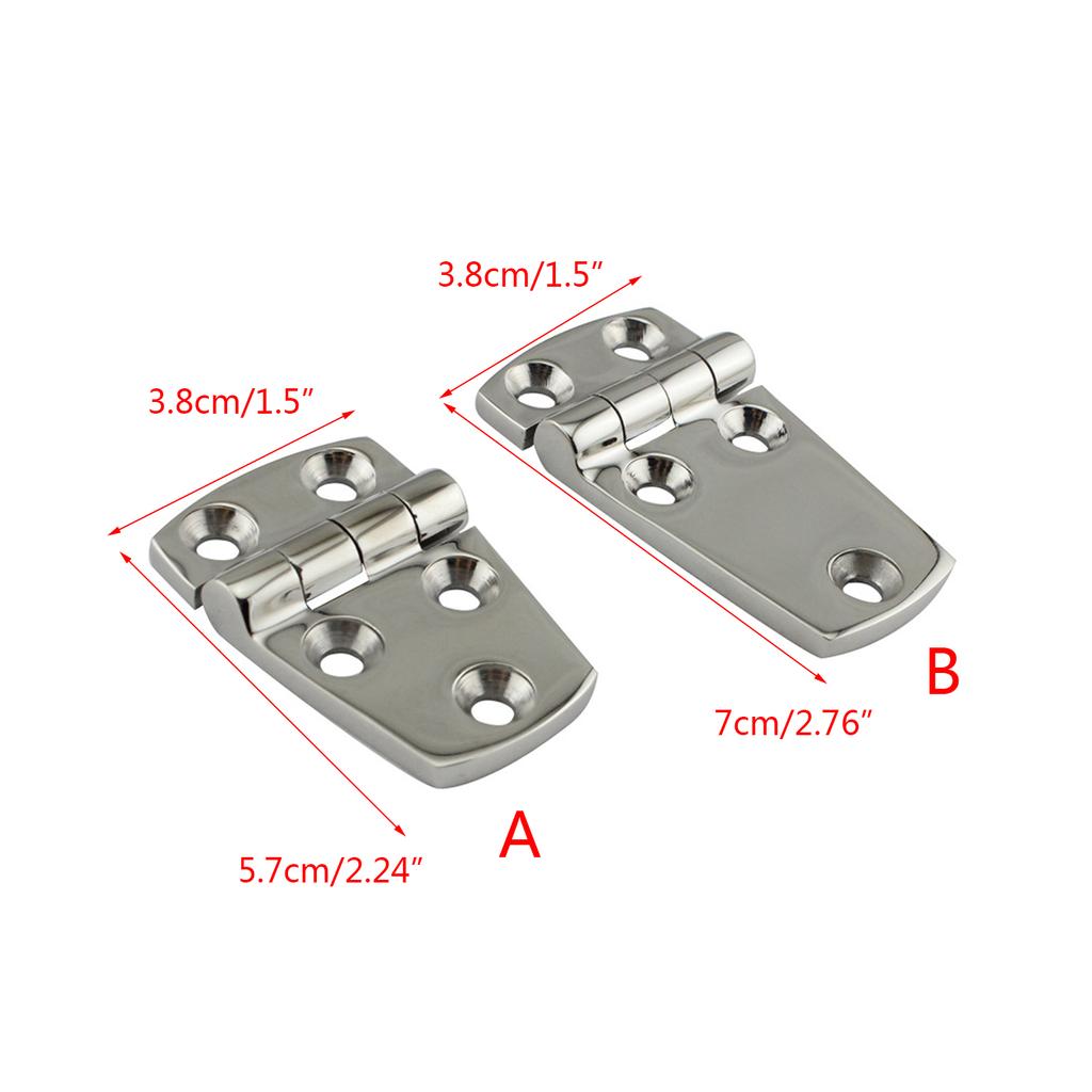 Industrial Grade Boat Door Hatch Flush Door Hinges Stainless Steel Marine Hinges Simple Installation for Boats Yachts