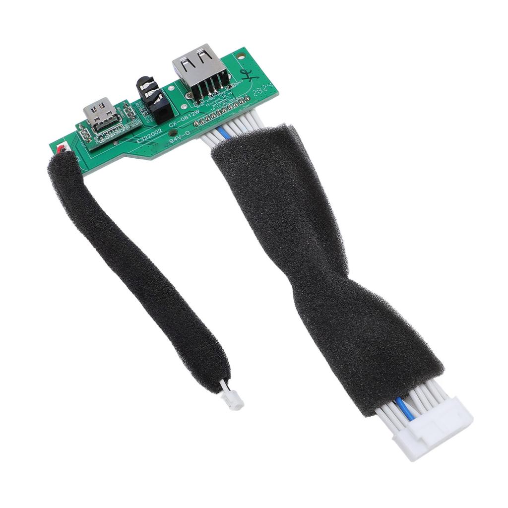 Lautsprecher Ladeanschluss Platine PCB Grün USB 3,5mm Soundbuchse TYEPE C Lautsprecher Ladeanschluss Strom