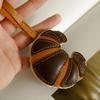 PU Leather Croissant Bag Charm Kawaii Animal Backpack Keychain Soft Fashion Handmade Accessory Cute Couple Friend Jewelry Gift