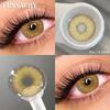 FUNSACHY 1 Pair Natural Colored Contact Lenses for Eyes Brown Pupils Lens Contact Lenses Cosmetic Green Contacts New Color Lens