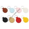 X7JF PU Leather Keychain Metal Pendant For Car And Home Light Weight Secure Holder With Rustproof Design