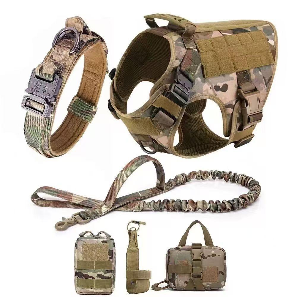 Zhongyi dog suit set, outdoor dog vest, multi-functional water cup cover, medical bag ins wind