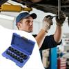 Extractor Set Impacts Bolt Screw Extractor Set 13 Pieces Ergonomic Non-Slip Tools Impacts Removal Gadget For Car Wheel Axle