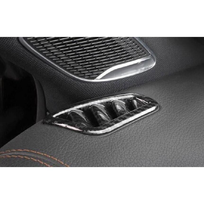 For Benz A-Class CLA Covrs Trim Dashboard Side Outlet Vent -22 Carbon Fiber