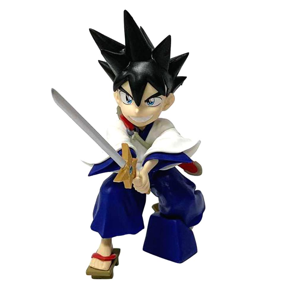 

17Cm Yaiba Samurai Legend Kurogane Action Figure Model Toys Besktop Decorate Collection Children Birthday Gifts (As shown-17855)-
