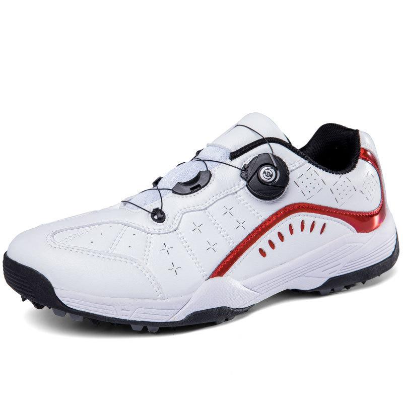 2025 Quick Lace Knob Unisex Golf Shoes Low Cut Size 36-46 Anti Slip Breathable Golf Sneakers Spikeles Walking Footwear