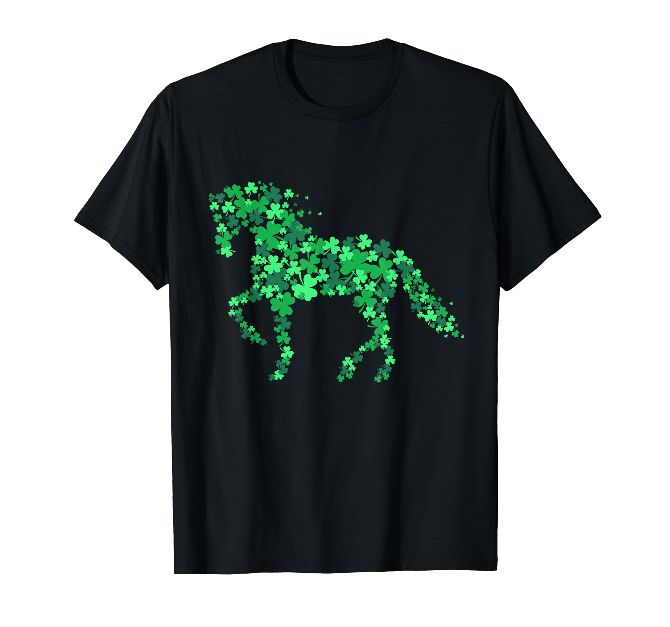 

Horse Shamrock Riding Shirt Patrick s Day T-Shirt