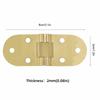 2pcs Round Edge Drop Leaf Hinge 80x30mm Flap Hinge Solid Hinge  Folding Table